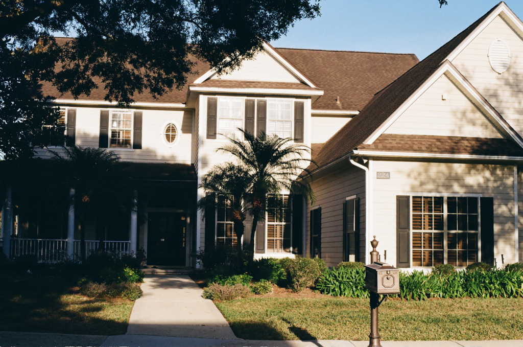 Two-story home with an architectural shingle roof